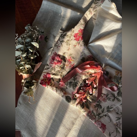 Handmade Corset made with thrifted Ralph Lauren fabric! - Picture 11 of 11